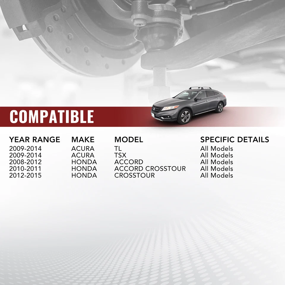 For Honda Accord Crosstour Acura TSX TL Pair Front Lower Ball Joints 4PCS K50008 Foto 2 de 4