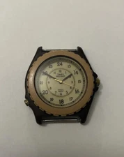 Vintage Timex Indiglo Men's Wristwatch 24 hour Dial Non Working! FOR PARTS🆓🚢
