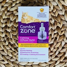 Comfort Zone | Calming Opticalm Diffuser Refill for Cats by Central Garden & Pet