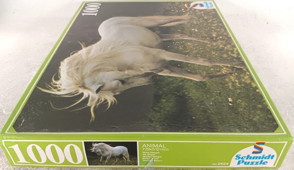 Rompecabezas Schmidt NUEVO 1000 piezas caballo blanco Foto 2 de 4