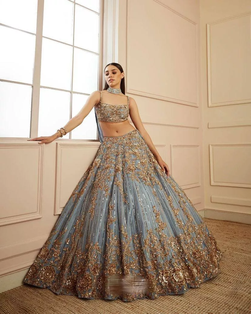 Ball gown style best sale lehenga