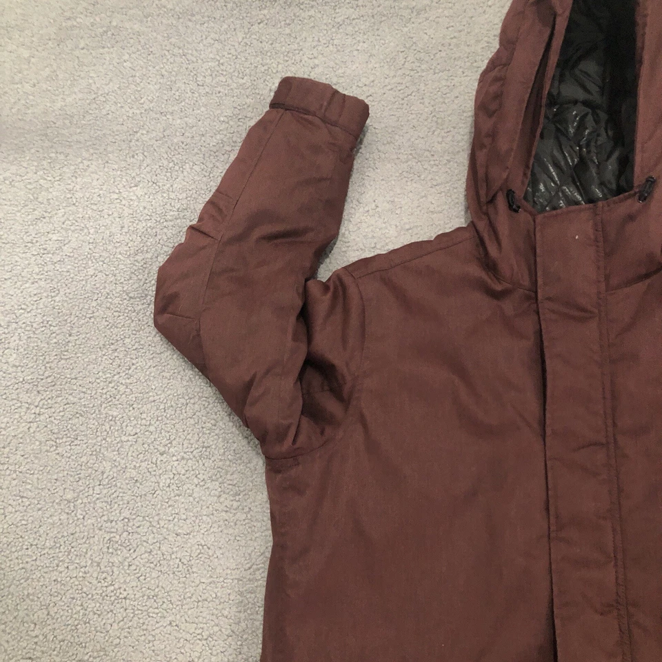 G-STAR RAW Jacket Women's Large Rackham  Long Parka Hooded Winter Zip Up - Image 3 of 4