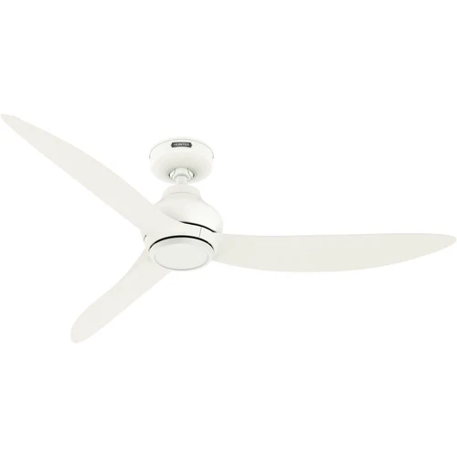 Hunter 52 inch Mazzini ENERGY STAR Matte White Damp Rated Ceiling Fan and Remote - Picture 15 of 15