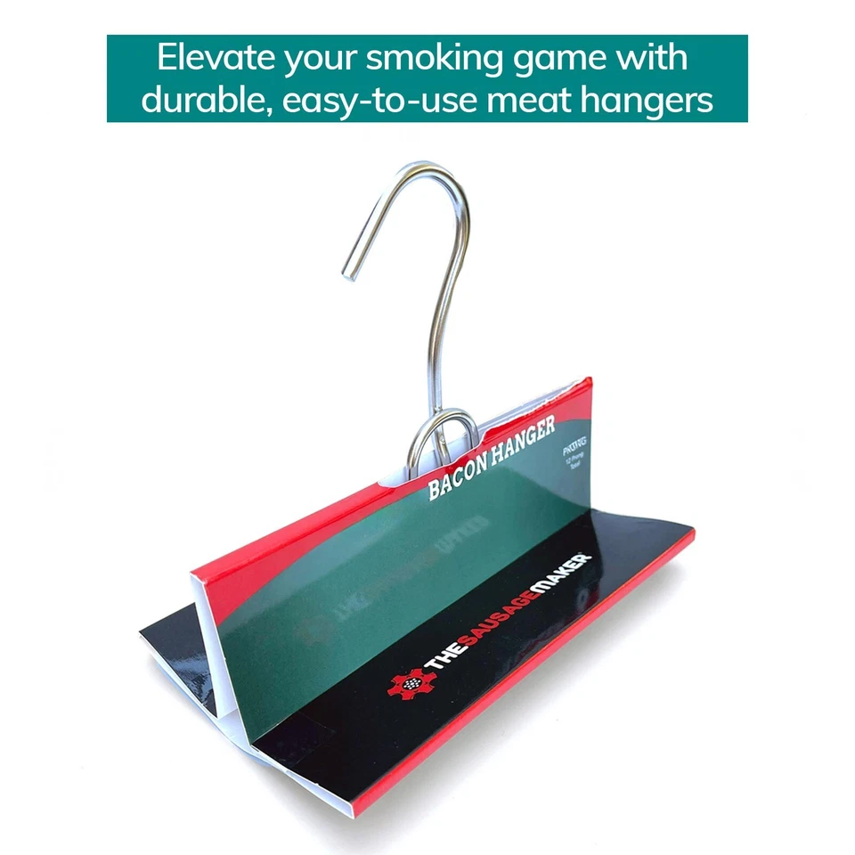 Ganchos para carne para colgar tocino de alta resistencia TSM® SUS304 gancho para carnicero de acero inoxidable Foto 2 de 4