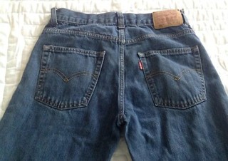 Levis 550 Relaxed Boys 14 Reg W27 x L27 Washed BLUE Jeans