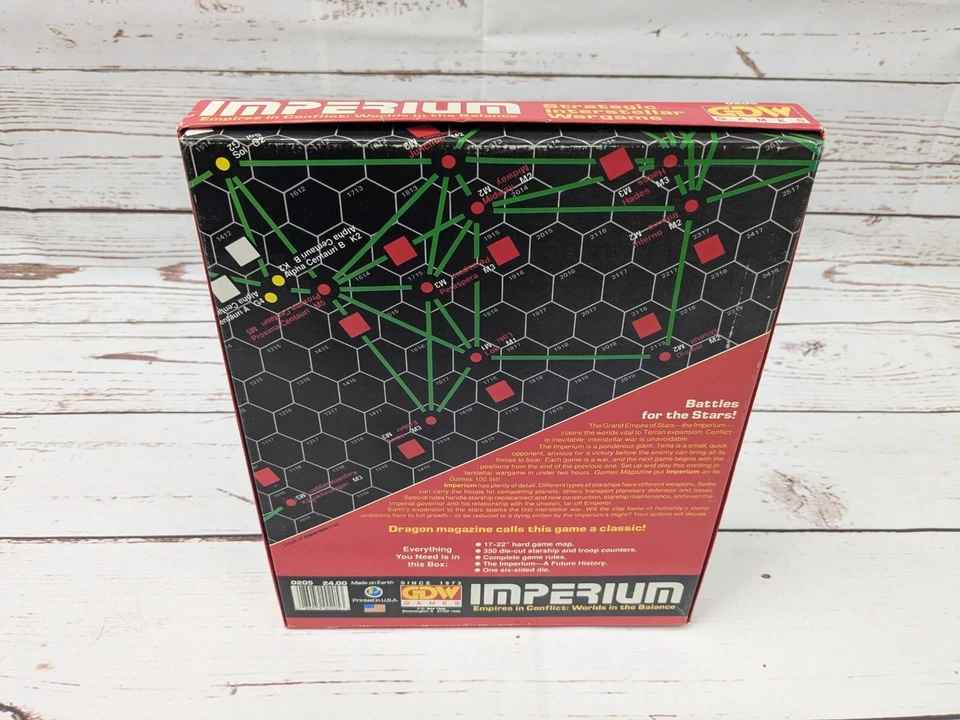 GDW Games Imperium Empires in Conflict Worlds in the Balance Game Unpunched Vtg - Image 3 of 4