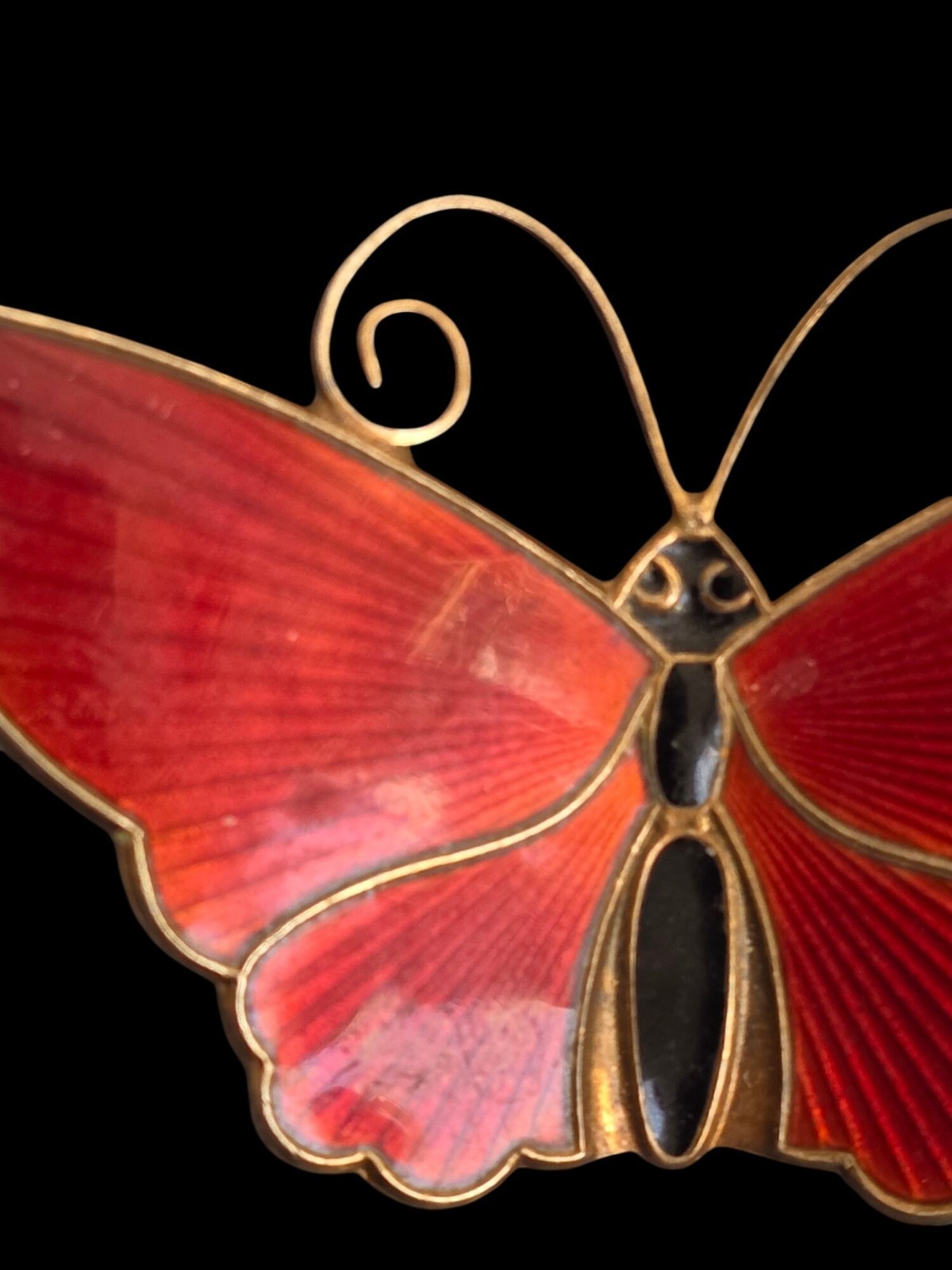 David Andersen Solid Sterling Silver Red Enamel G… - image 5