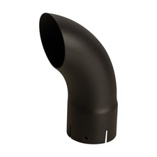 Exhaust Pipe Replacement For Universal Bended End Pipe Black 3-1516 X 11.14 Exhaust Pipe Replacement For Universal Bended End Pipe Black 3-1516 X 11.14