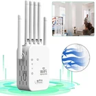 WLAN Verstärker WLAN Repeater mit LAN Anschluss 6 Antennen 2,4GHz WiFi Extender