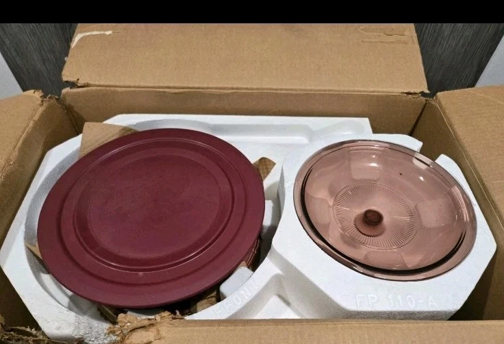  Juego de 10 piezas Corning Visions Arándano 6018606 Nuevo de Lote Antiguo Caja Dañada 1994  Foto 3 de 4