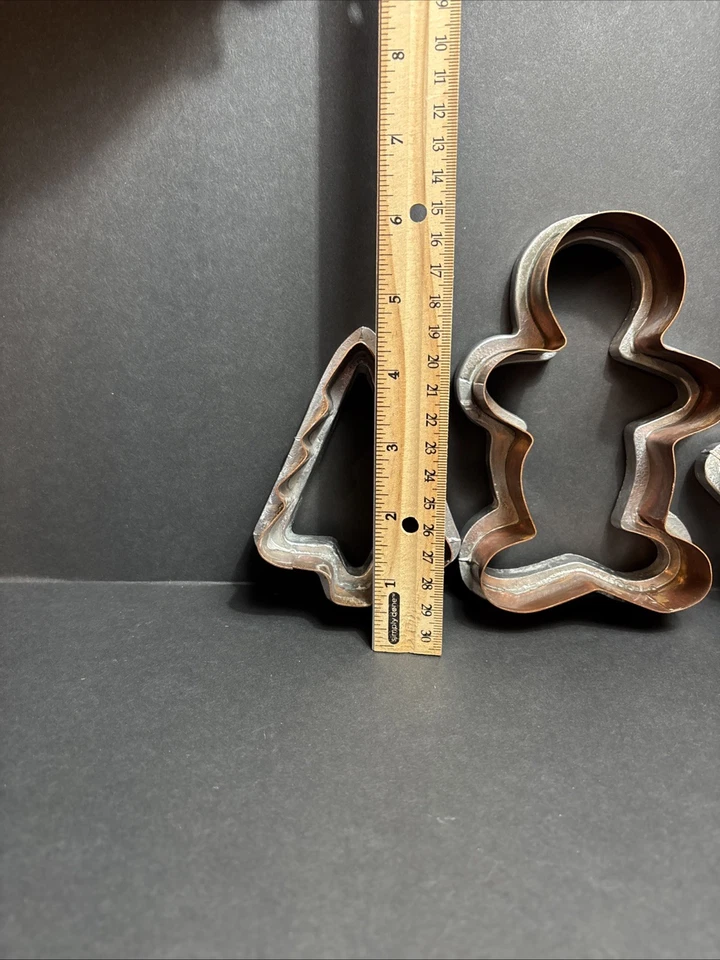 Unique Copper And Aluminum Cookie Cutters (3) - Image 3 of 4