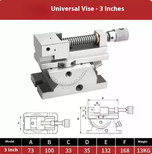 Universal Grinder Collet Screw Tool - High Precision 2" Adjustable Angle - Picture 8 of 12