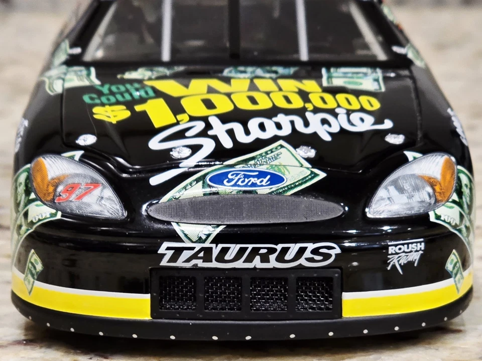 2002 #97 Kurt Busch Sharpie Taurus 1:24 Diecast 1ª Copa Victoria Bristol Team Calibre Foto 2 de 4