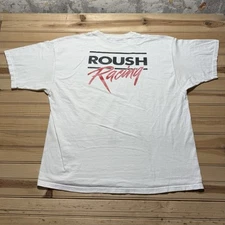 Vintage Y2K Roush Racing Automotive Performance Distressed Shirt Size 2XL