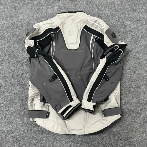 Fieldsheer Jacket Mens Size L Grey Nanomax Padded Biker Motorcycle Gear Good image 6