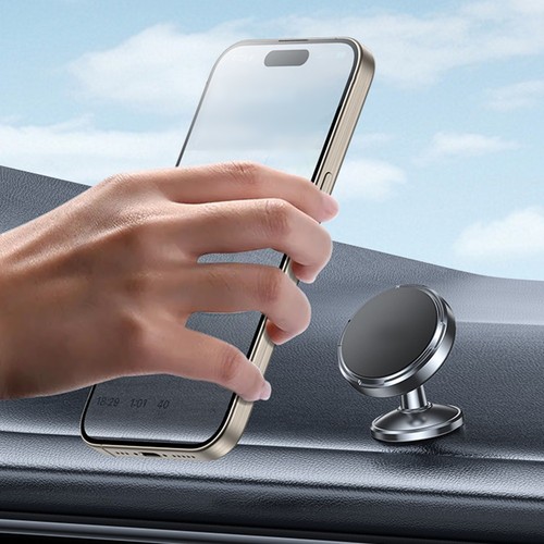 Support Smartphone Magnétique pour Tableau de Bord Voiture avec Angle de Vision - Photo 9 sur 12