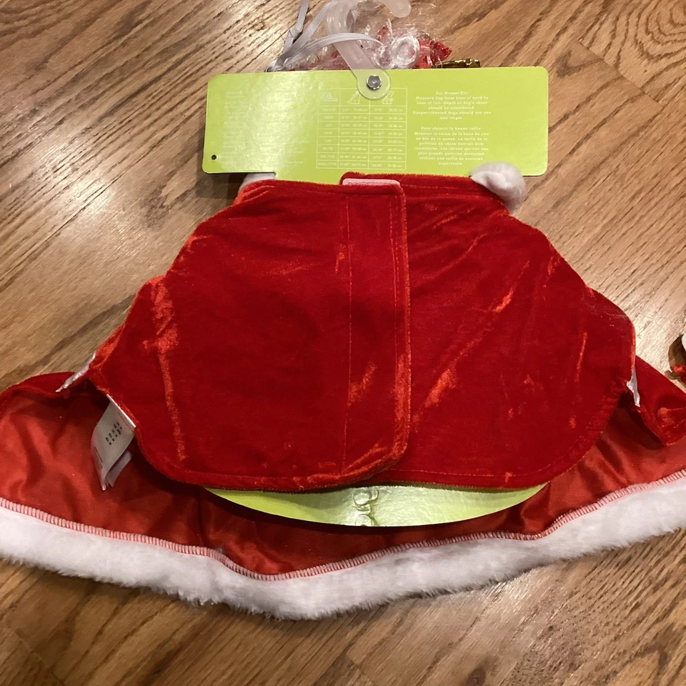 Disfraz para perro mascota vestido MRS SantaClause Navidad vacaciones Halloween traje talla mediana Foto 4 de 4