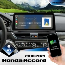 Roadanvi X12 12.3" Car Stereo for Honda Accord 10th 2018-2021 Navigation GPS