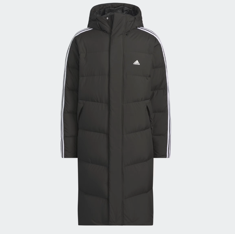 Adidas Must Have 3S Regular Fit Long Down Coat Black JG5958 Adidas Must Have 3S Regular Fit Long Down Coat Black JG5958