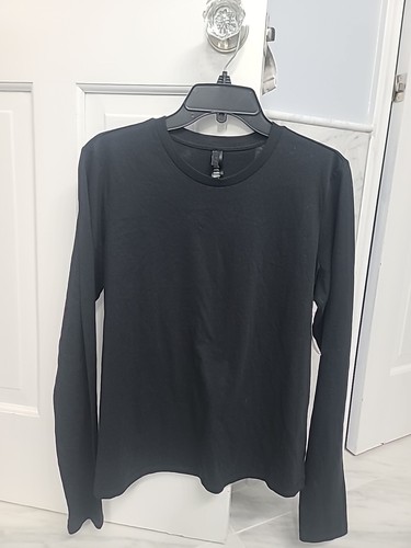 Skims Boyfriend Long Sleeve T-Shirt Onyx Size L - Bild 4 von 6