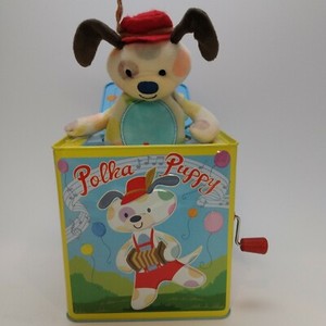 Schylling Polka Puppy Dog Jack-in-the-box | eBay