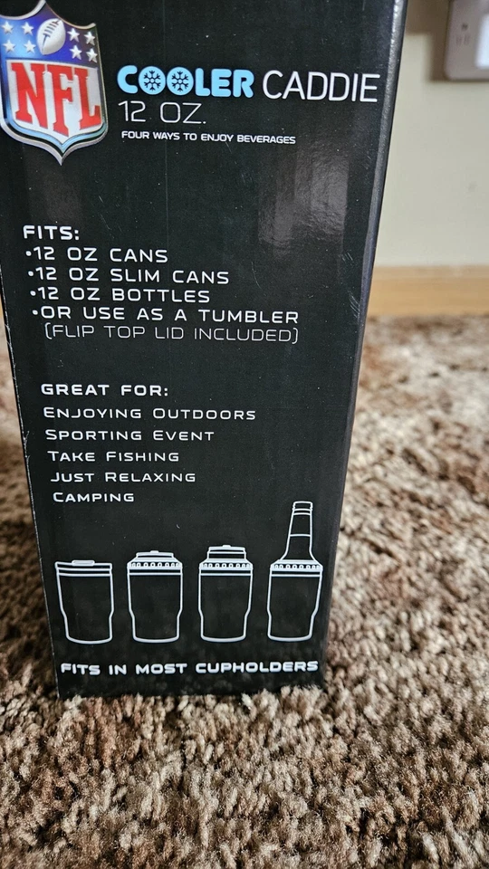 The Memory Company Cincinnati Bengals Cooler Caddie 12 OZ NUEVO EN CAJA Foto 2 de 3