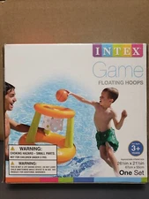 Intex Inflatable Water Pool Basketball Game 26"X21” Floating Hoops Kids Ages 3+