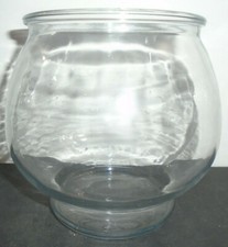 VINTAGE GLASS FISH BOWL TERRARIUM BOWL 6 5/8"