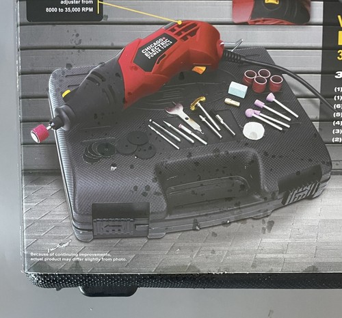 Chicago Electric Variable Speed 31pc Rotary Tool Kit 68696 — New Factory Sealed - Picture 5 of 11