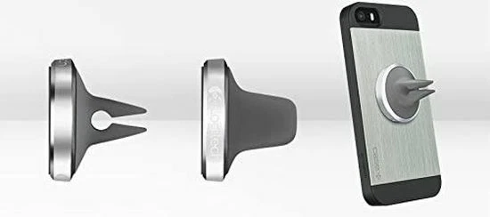 Juego de 2 - Soporte magnético universal de ventilación de aire para automóvil para teléfonos inteligentes Foto 2 de 4