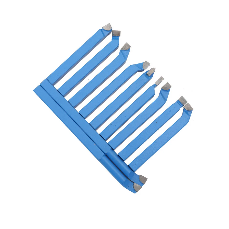 11 tlg.  Drehmeißelset Drehstahlset Messerset Drehstähle Drehbank - Bild 3 von 4