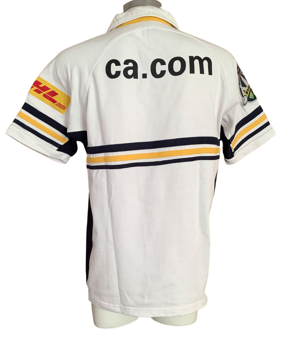 Brumbies Rugby White Shirt Men Size M Vintage Jersey 2008 Super 14