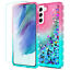 miniature 19 - For Samsung Galaxy S21 FE Bling Liquid Shiny Slim Case Cover w/ Screen Protector