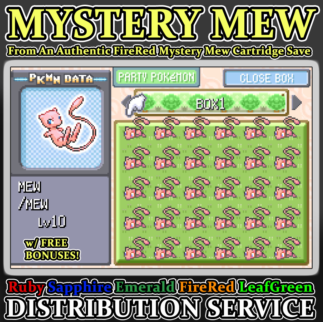 tutorial de como conseguir o mew em pokémon firedred e leafgreen