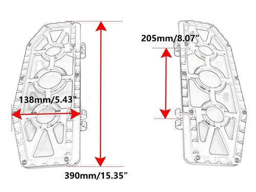 Driver Passenger Floorboard Footpeg Fit For Harley Touring Electra Glide Softail - Bild 6 von 18