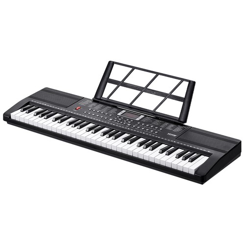 VEVOR Tastiera Pianoforte Digitale 61 Tasti Elettrico Portatile 200 Toni - Zdjęcie 9 z 12
