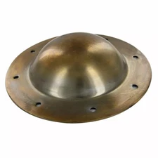 Heavy 12g Dark Steel Umbo Armor Antique Style Medieval Iron Viking Shield Boss