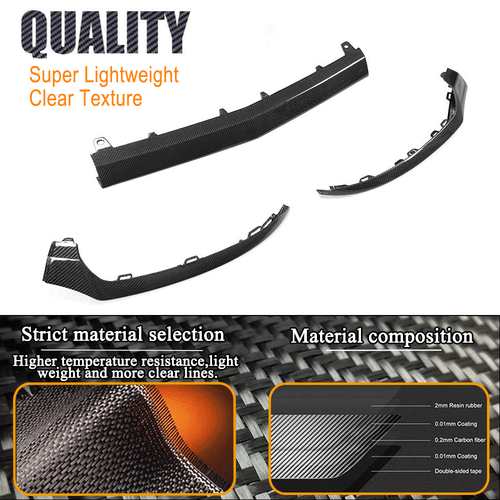 Alerón delantero de carbono para Mercedes W205 Sport C205 C250 C43 AMG 15-17 - Imagen 6 de 11