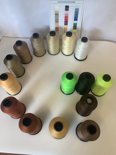 69 Upholstery Thread TEX-70 Bonded Nylon 8 oz Made In The USA Chinese Rust 12391 - Picture 3 of 6