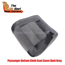 2002 For Ford F150 XL XLT Passenger Bottom Cloth Seat Cover Dark Graphite Gray