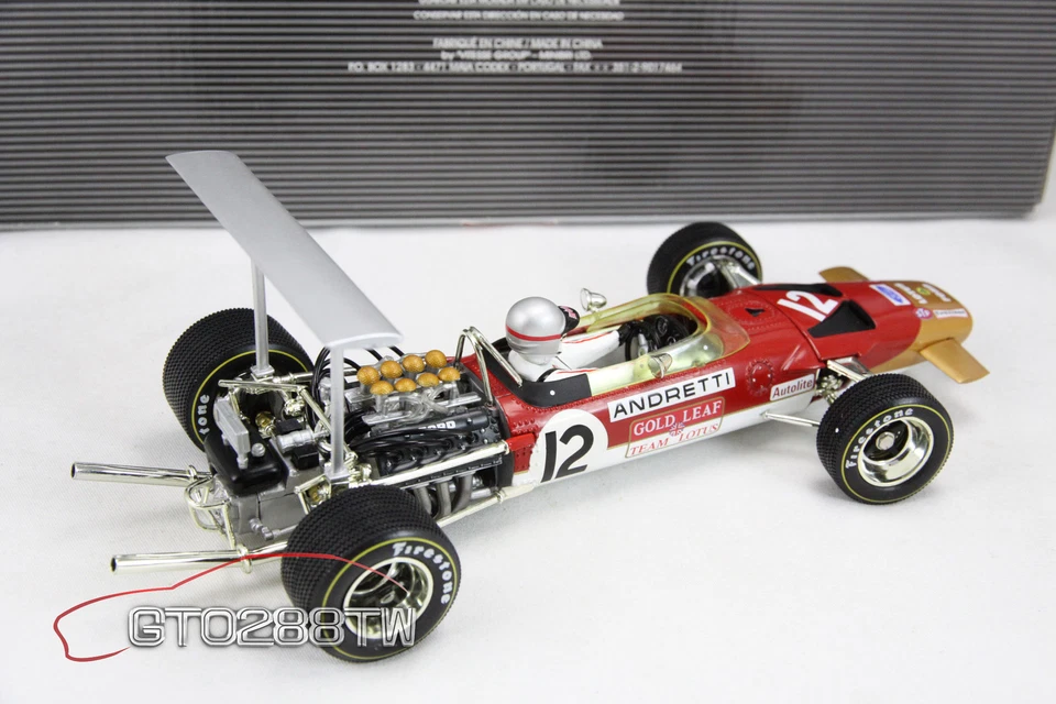 Quartzo 1:18 Lotus 49B F1 -1968 USA GP Pole Position-Mario Andretti's debut race - Image 3 of 4