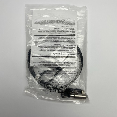 Laptop Cable Lock Computer Pro Round Key T-Bar Black GC-Lock-TAAMA M12958-001 - Picture 6 of 8