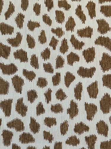 Brunschwig & Fils Jiraffa Linen Fabric Tan 4 1/2 Yards - Picture 5 of 5