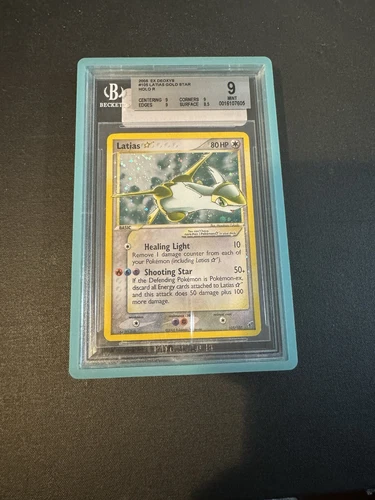 Latias Gold Star BGS / PSA 9 Mint Ex Deoxys 2005 Holo