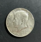 Kennedy Half Dollar, 1966, 40% Silver, Circulated, 50c Coin