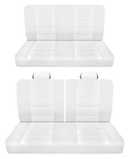 Fits 1969 to 1974 Chevy Caprice 2Door Front 50-50 top and Rear bench seat covers