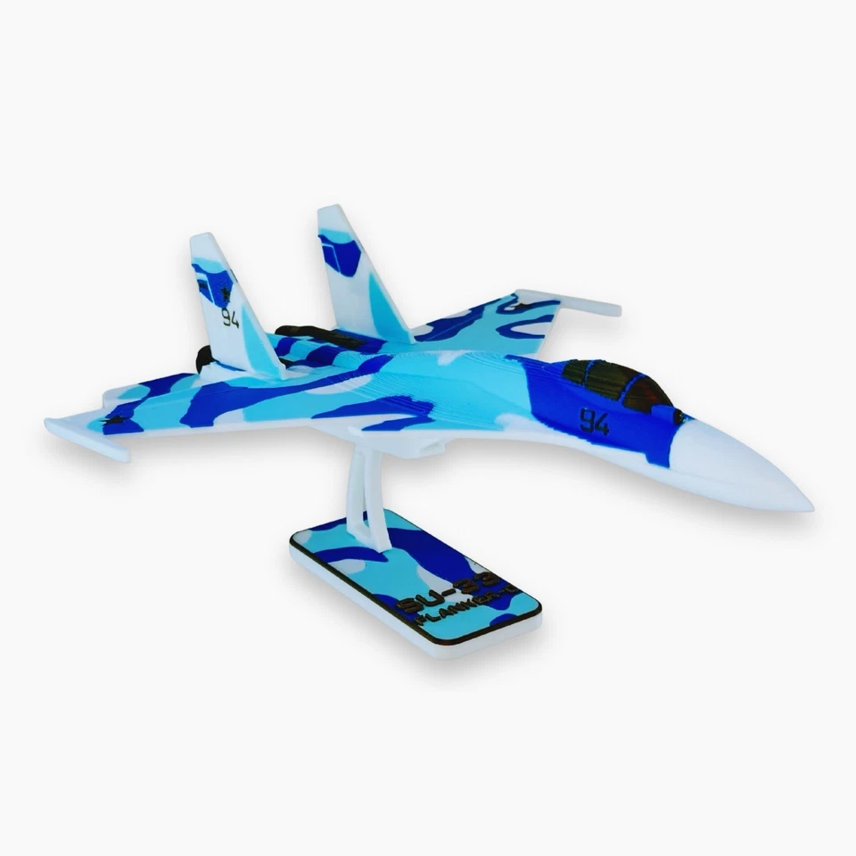Su-33 Flanker - 3D Printed Collectible Display Plane - Image 2 of 4