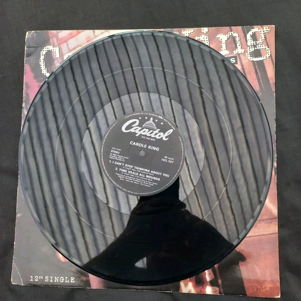 CAROLE KING -CITY STREETS -12" 3 TRACKS 12CL 527 Near Mint Vinyl  - Image 4 of 4