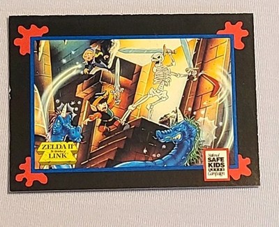 Zelda II The Adventure Of Link Safe Kids 1991 Impel Trading Card Treats