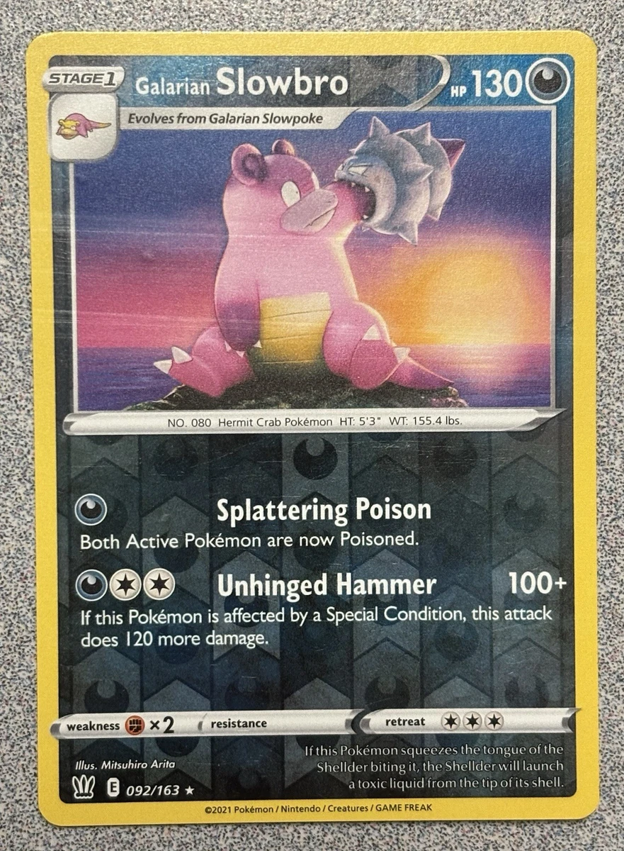galarian slowbro pokemon card value Amazon.com: Pokemon - Slowbro 117/091 – Paldean Fates main image 0